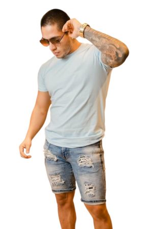 Bermuda de mezclilla