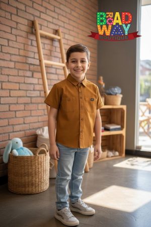 Camisa niño cuello camisero