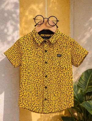 Camisa niño estampada