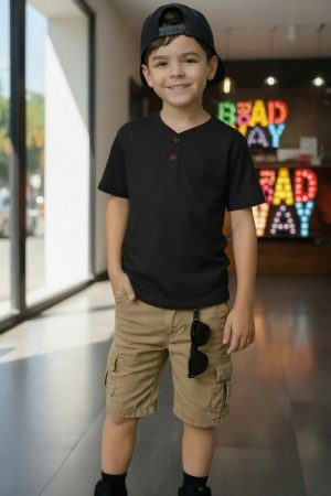 Playera básica niño