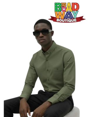 Camisa de vestir manga larga